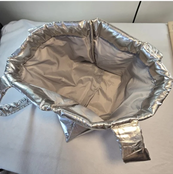 Bath & Body Works Silver Tote Bag - Picture 5 of 6